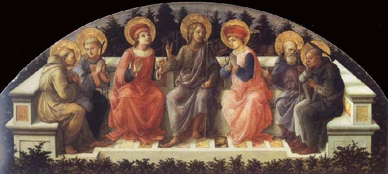 Fra Filippo Lippi Seven Saints Germany oil painting art